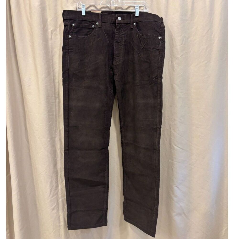 Levi's 505 Regular Fit Corduroy Pants - Chocolate Brown (NWT, 38x32)